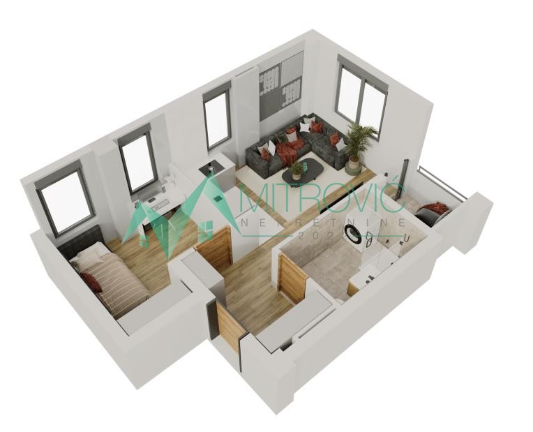 Novi Sad, Salajka - Jednoiposoban stan  33m2 