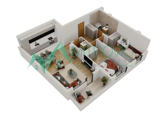 Novi Sad, Salajka - Dvoiposoban stan  76m2 