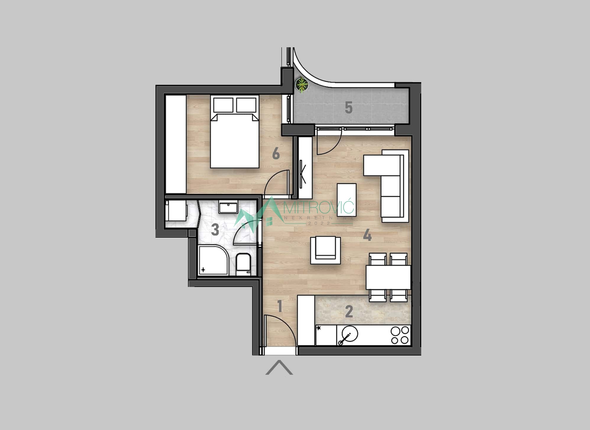 Urbani komfor, vrhunska lokacija - STAN 42m2