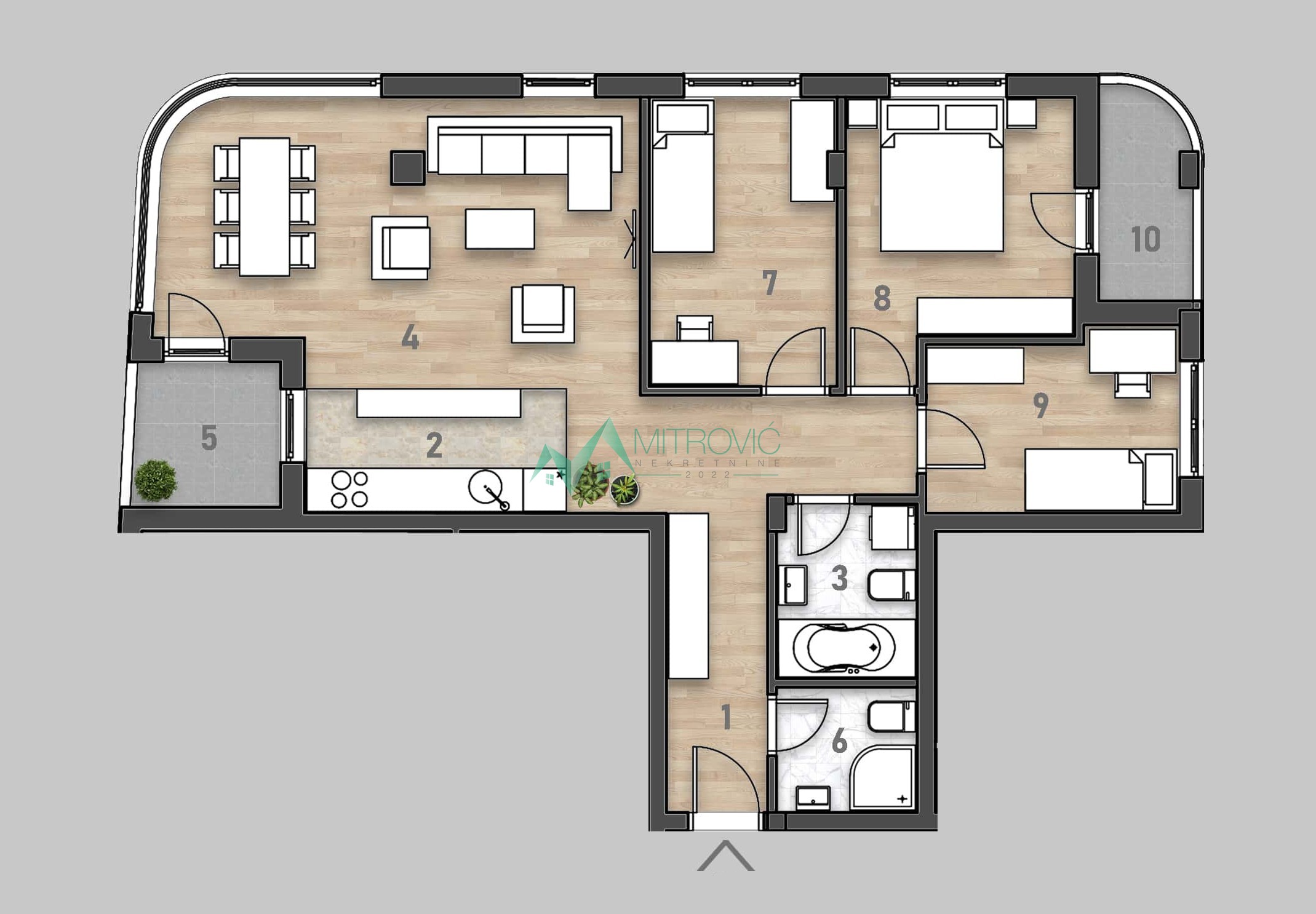 Urbani komfor, vrhunska lokacija - STAN 87m2