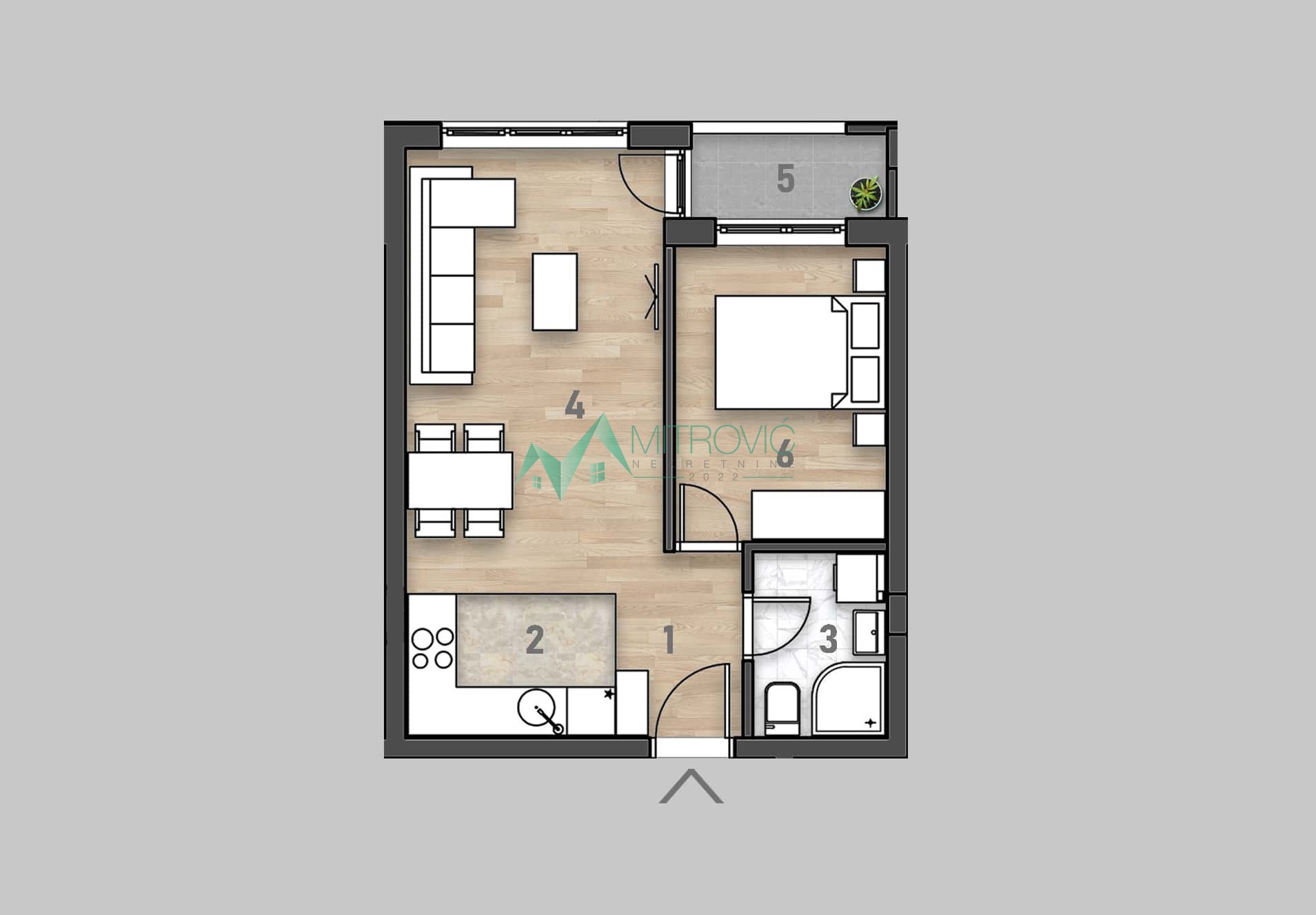 Stan od 40m2 - Savremen stambeni kompleks na prestižnoj lokaciji