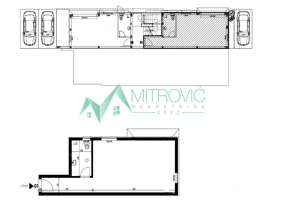 Veternik — Garažni stan, novogradnja, 34m², vrhunski kvalitet gradnje 