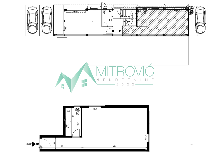 Veternik — Garažni stan, garsonjera, 34m², novogradnja