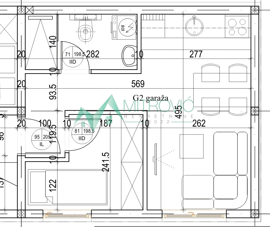 Odličan manji jednoiposoban stan u Veterniku  