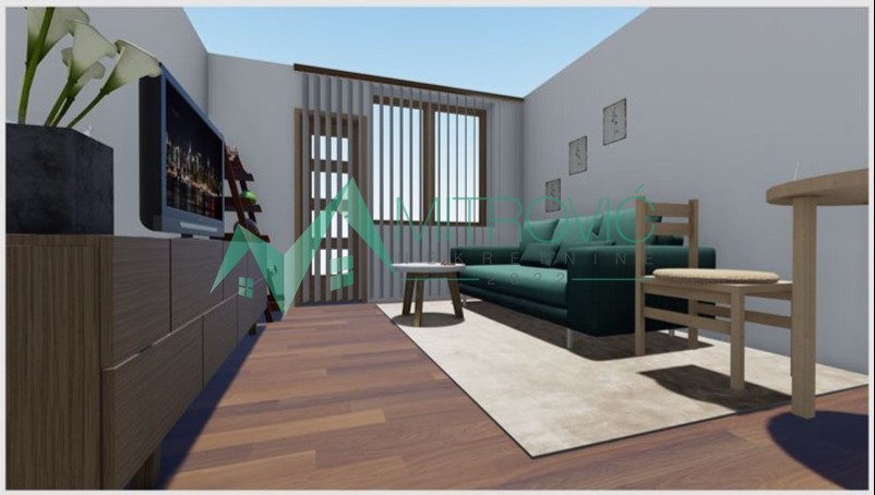 Petrovaradin - garsonjera od 25m2 + parking mesto uključeno u cenu 