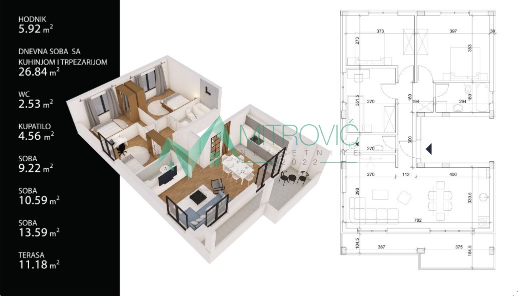 Četvorosoban stan u urbanoj vili na Alibegovcu