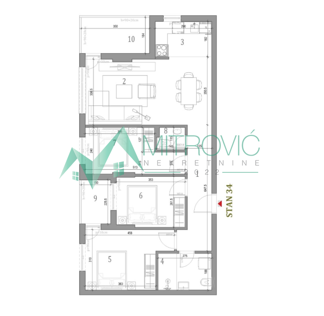 Novi Sad, Klisa - Stanovi različitih struktura u izgradnji - povrat PDV-a za kupce prve nekrentine 