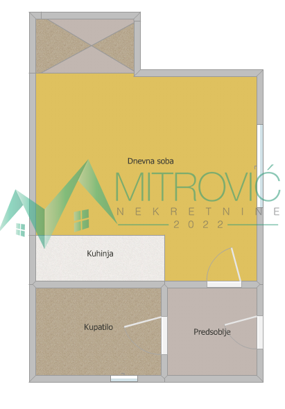 Centar, 24m2. Jednosoban renoviran stan! 