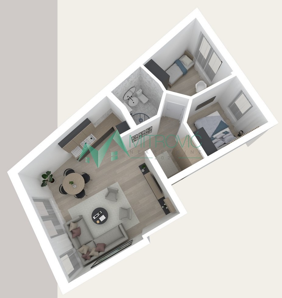 NA PRODAJU - Dvoiposoban stan na Podbari, mogućnost povrata PDV-a 