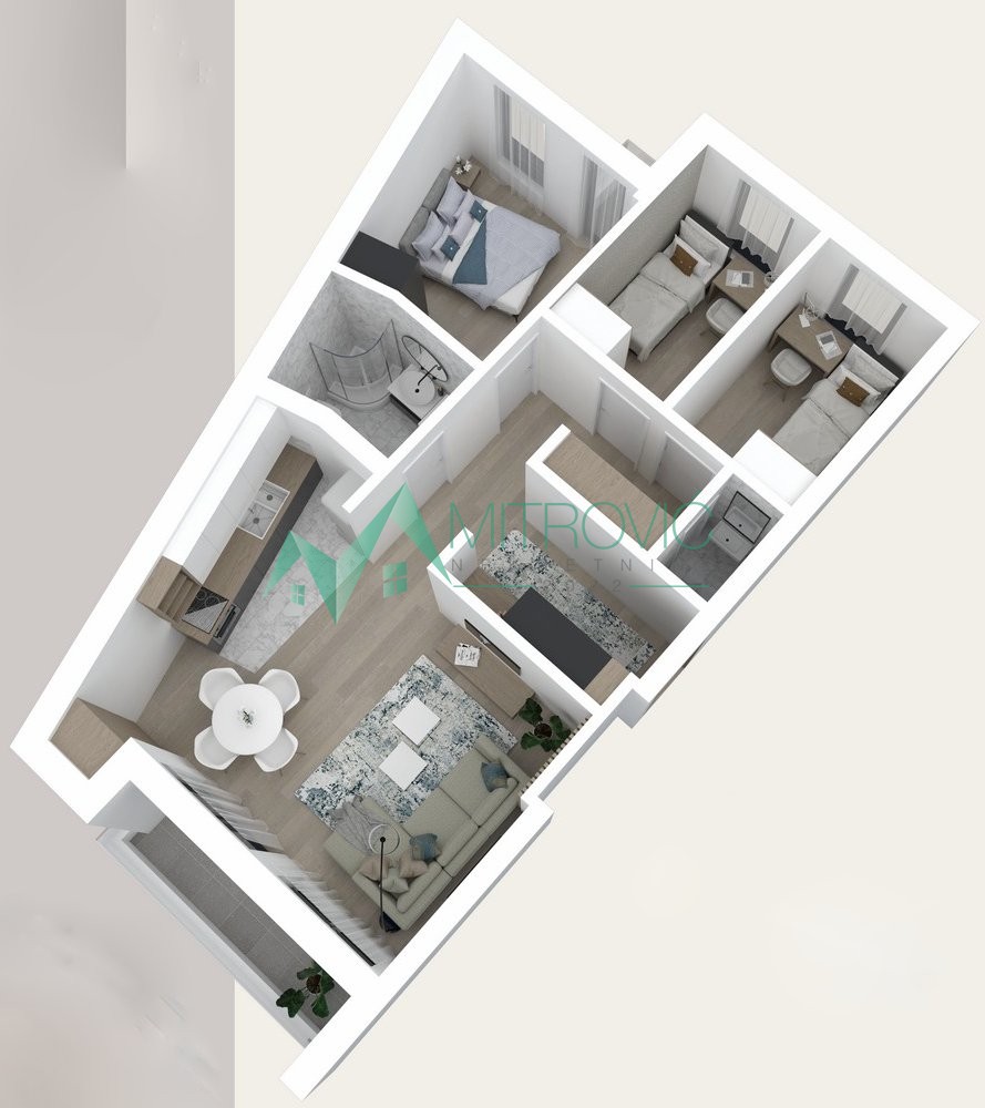 NA PRODAJU - Troiposoban stan na Podbari, mogućnost povrata PDV-a 