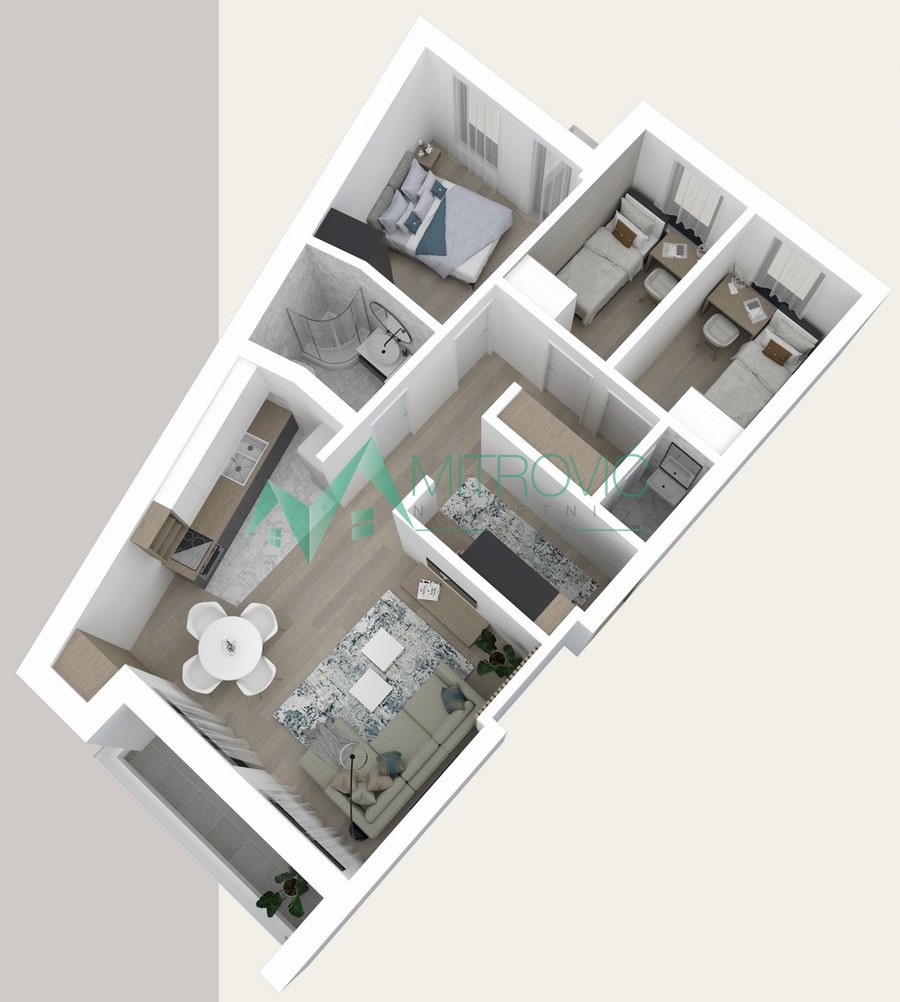 NA PRODAJU - Troiposoban stan na Podbari, mogućnost povrata PDV-a 