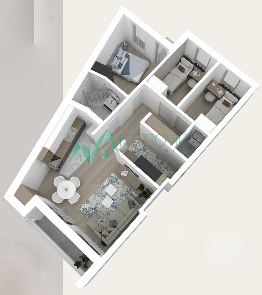 NA PRODAJU - Troiposoban stan na Podbari, mogućnost povrata PDV-a 