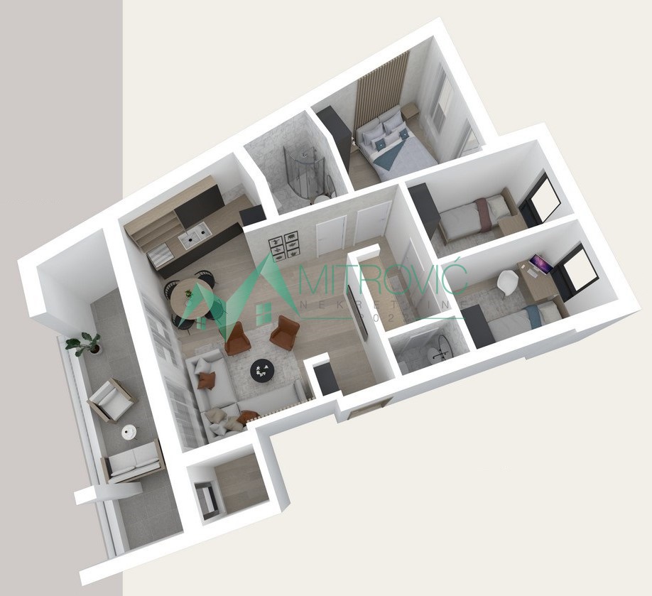 NA PRODAJU - Troiposoban stan na Podbari, mogućnost povrata PDV-a 