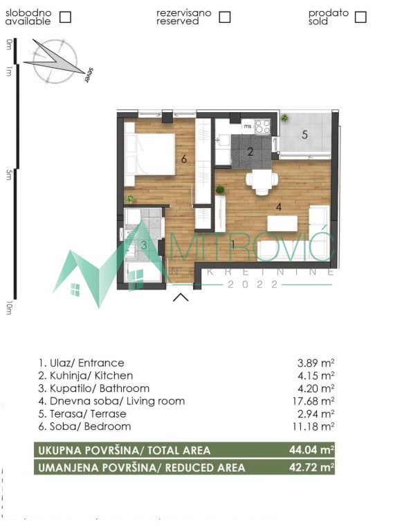 Telep, fenomenalan dvosoban stan-izuzetna ponuda
