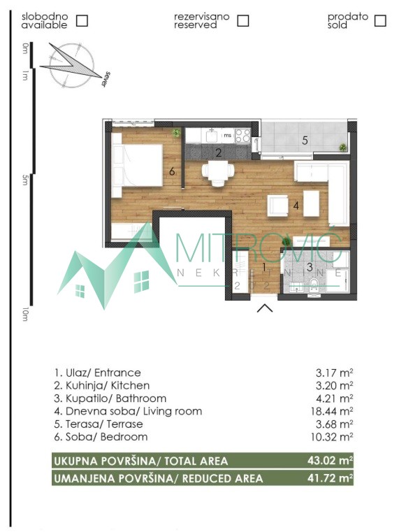 Telep, fenomenalan dvosoban stan-izuzetna ponuda
