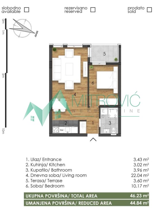 Telep, fenomenalan dvosoban stan-izuzetna ponuda