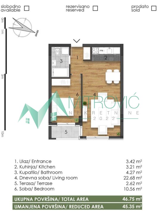 Telep, fenomenalan dvosoban stan-izuzetna ponuda