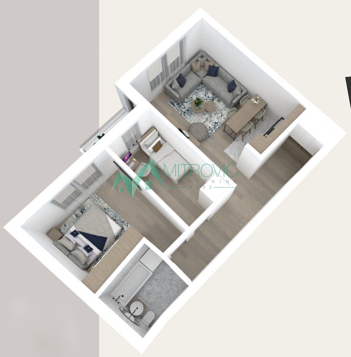 NA PRODAJU - Dvoiposoban stan na Podbari, mogućnost povrata PDV-a 