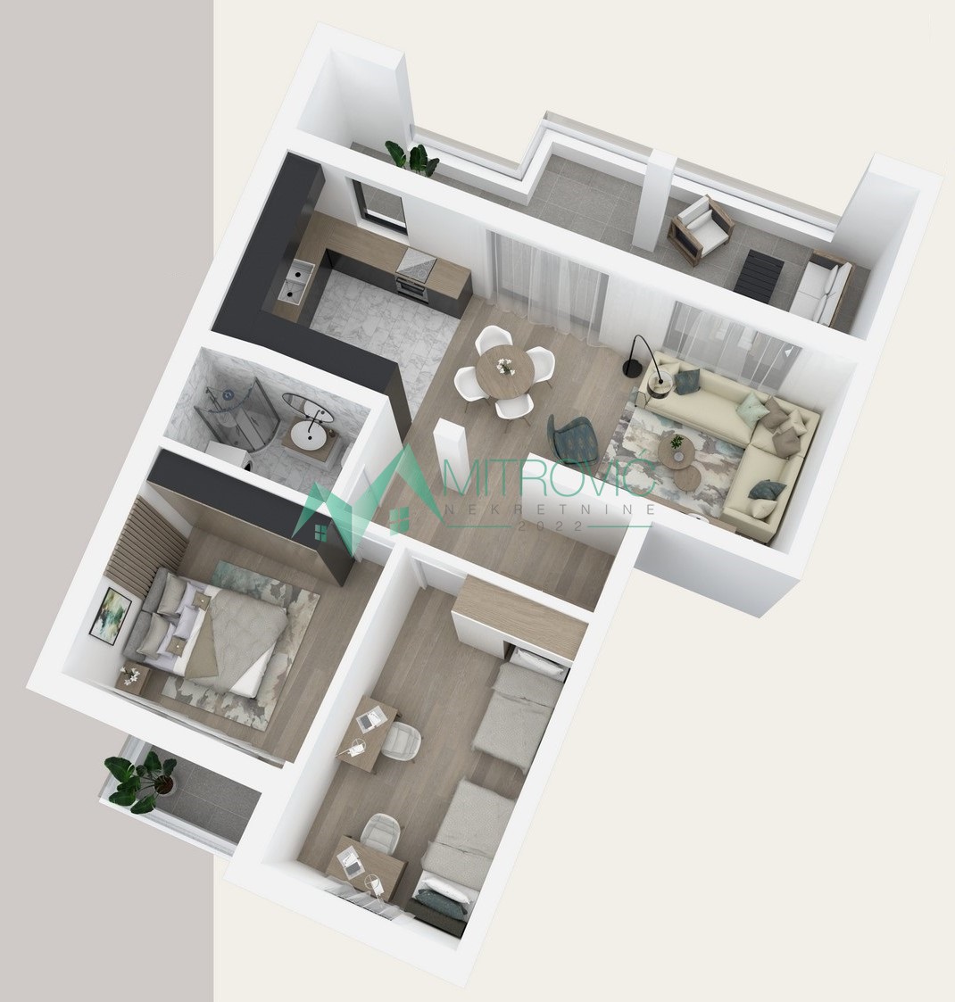 NA PRODAJU - Trosoban stan na Podbari, mogućnost povrata PDV-a 