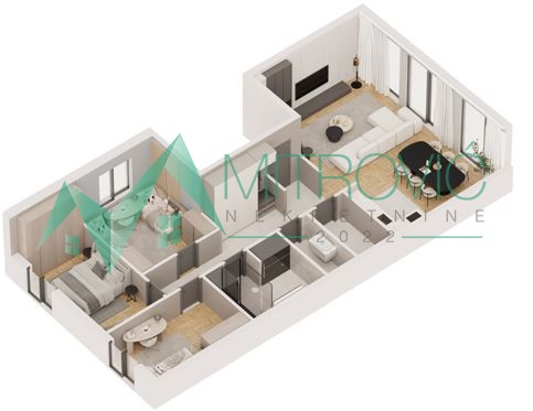 NA PRODAJU - Stan površine 96m² sa panoramskim pogledom + 2 garažna mesta 