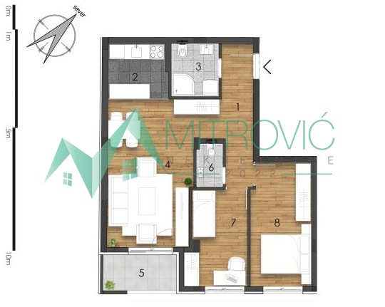 Odličan trosoban stan od 65m2 na odličnoj lokaciji! 