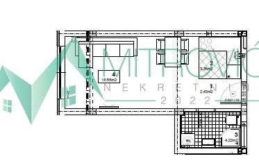 Novi Sad, Telep - Garsonjera sa povratom PDV 28m2