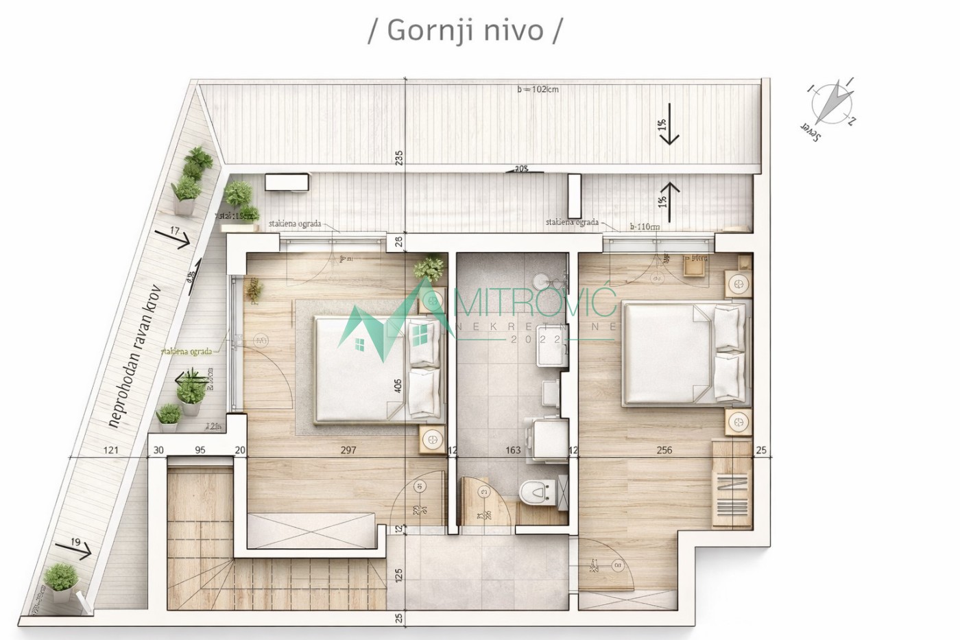 Petrovaradin, Novi Majur - Trosoban stan sa povratom PDV - 81 m2