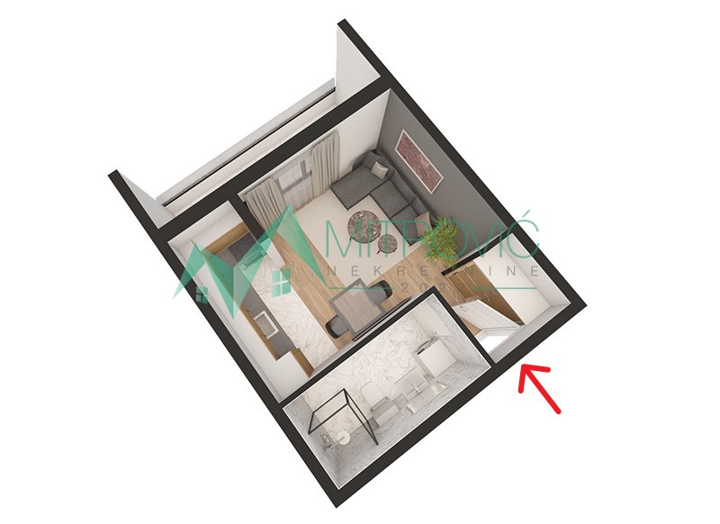 Moderna garsonjera – Mišeluk 