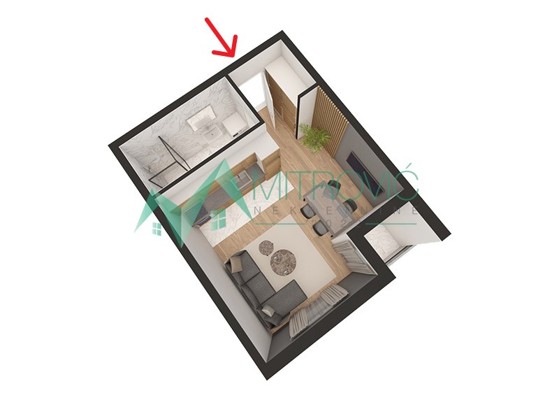 Moderna garsonjera – Mišeluk 