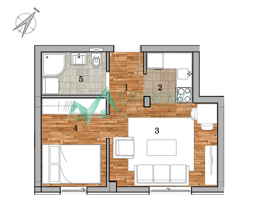 Jednoiposoban stan - Telep 32m2 