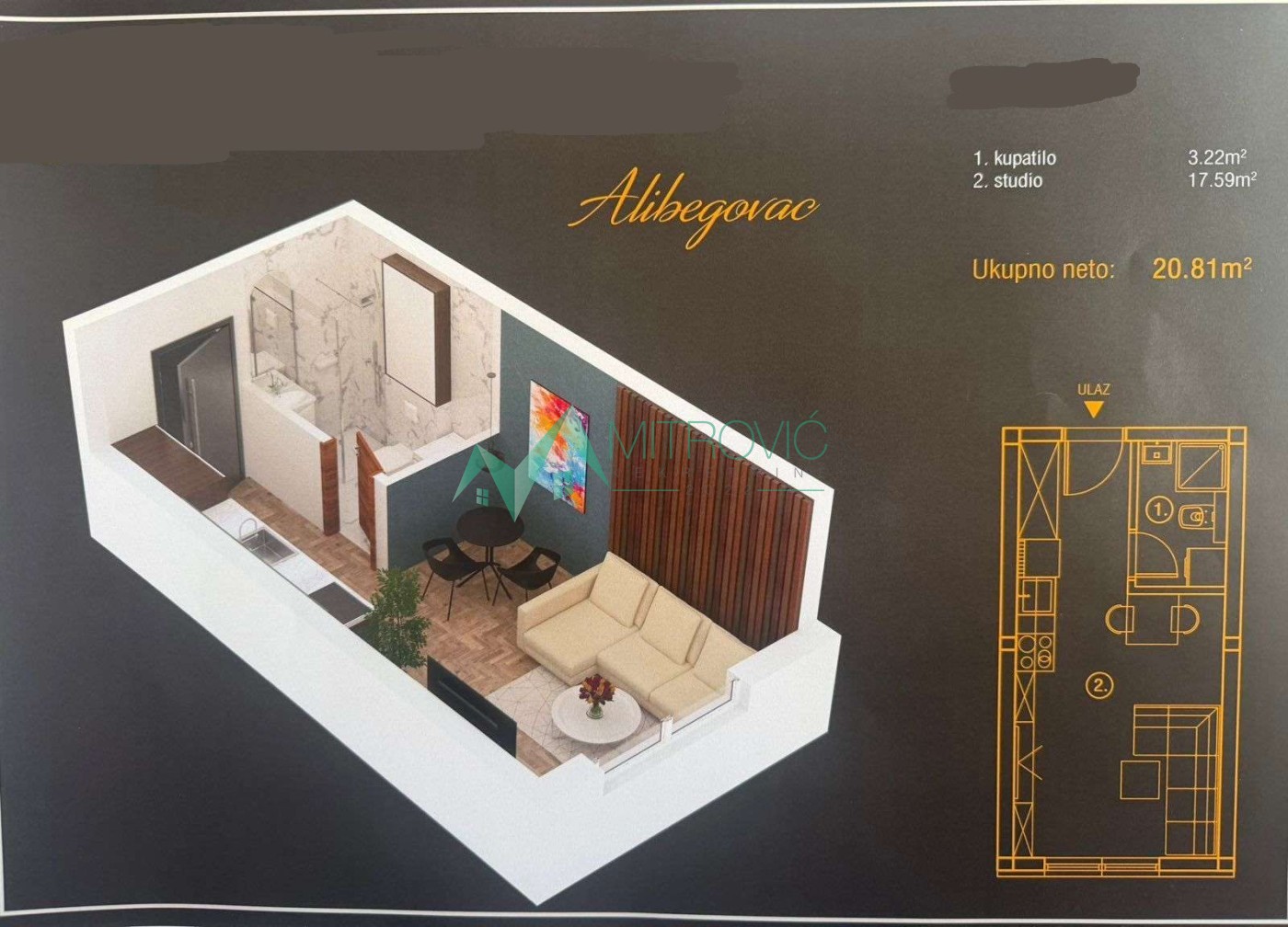 Garsonjera Alibegovac 