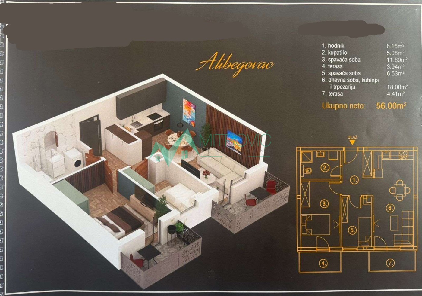 Dvoiposoban stan na Alibegovcu 