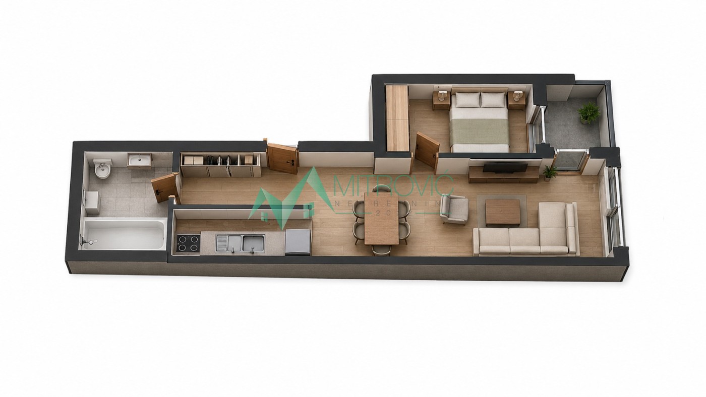 Prodaja stana – Novogradnja | 53m²
Na prodaju moderan st