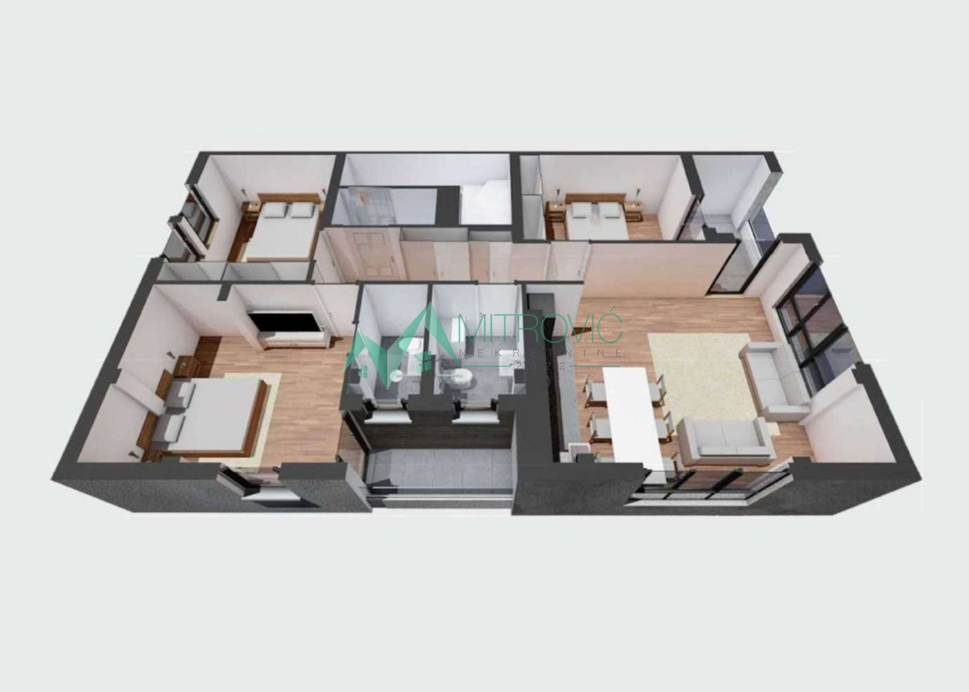 Četvorosoban stan 82m2 - Telep