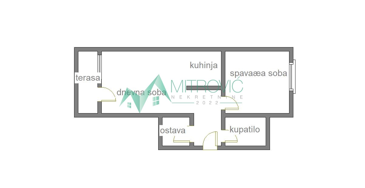 Renoviran dvosoban stan u Janka Čmelika – 47m²