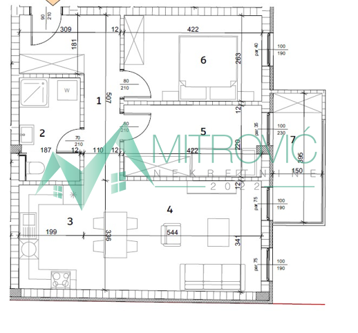 Novi Sad, Telep - Dvoiposoban stan 64m2