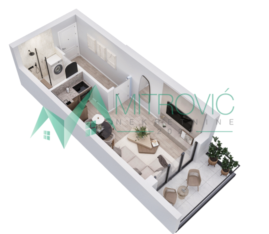 VRDNIK – STAN 30 m², PAMETNA TEHNOLOGIJA ZA SAVREMENO STANOVANJE 