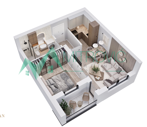 VRDNIK – STAN 37 m², SMART HOME SISTEM, NOVI STANDARD STANOVANJA 